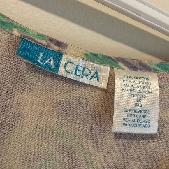 1980’s Vintage Floral Button Down Dress Women’s 3X XXXL - Picture 2 of 4